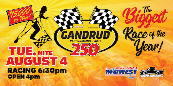 ASA Midwest Tour - Gandrud Performance Parts 250 promo